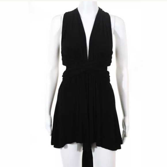 Elan Romper with multiple ways to tie stretchy new - Picture 5 of 8